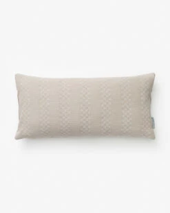 Vintage Gray Crosshatch Pillow Cover No. 5