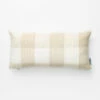 Vintage Natural Plaid Pillow Cover No. 1 -Bloomingville Shop VintageNaturalPlaidPillowNo.1 MPLW1185 CRM 12x24 MAIN