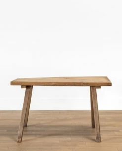 Vintage Raw Wooden Console