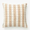 Vintage Tan Check Pillow Cover No. 2
