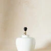 Vintage White Glazed Lamp