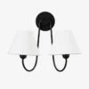 Wainwright Double Swoop Sconce -Bloomingville Shop WainwrightDoubleSwoopSconce MLHT1147 ORB OS MAIN