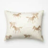 Watercolor Horses Pillow Cover -Bloomingville Shop WatercolorHorsesPillowCover