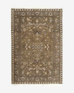 Wayland Hand-Knotted Wool Rug 16 Wayland Hand-Knotted Wool Rug -Bloomingville Shop WaylandHand KnottedRug MRUG0910 GRN 4x6 T