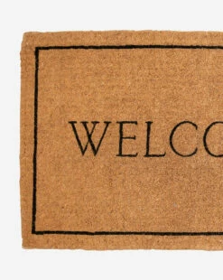 Welcome Doormat -Bloomingville Shop WelcomeDoormat MRUG0278 BLK 24x36 D1