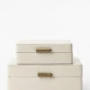 White Shagreen Box -Bloomingville Shop WhiteShagreenBox