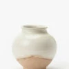 White Washed Ceramic Pot -Bloomingville Shop WhiteWashedCeramicPot MDCR1868 WHT OS MAIN