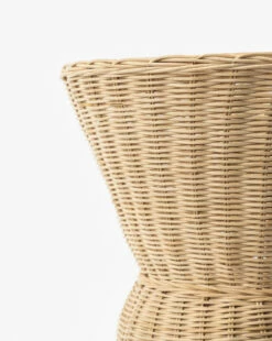 Wicker Footed Urn -Bloomingville Shop WickerFootedUrn MDCR2852 NAT OS D1 T