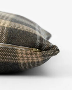 Witten Checker Pillow Cover 11 Witten Checker Pillow Cover -Bloomingville Shop WittenCheckerPillowCover MPLW1399 BWN 22x22 D1 T