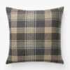 Witten Checker Pillow Cover -Bloomingville Shop WittenCheckerPillowCover MPLW1399 BWN 22x22 MAIN T