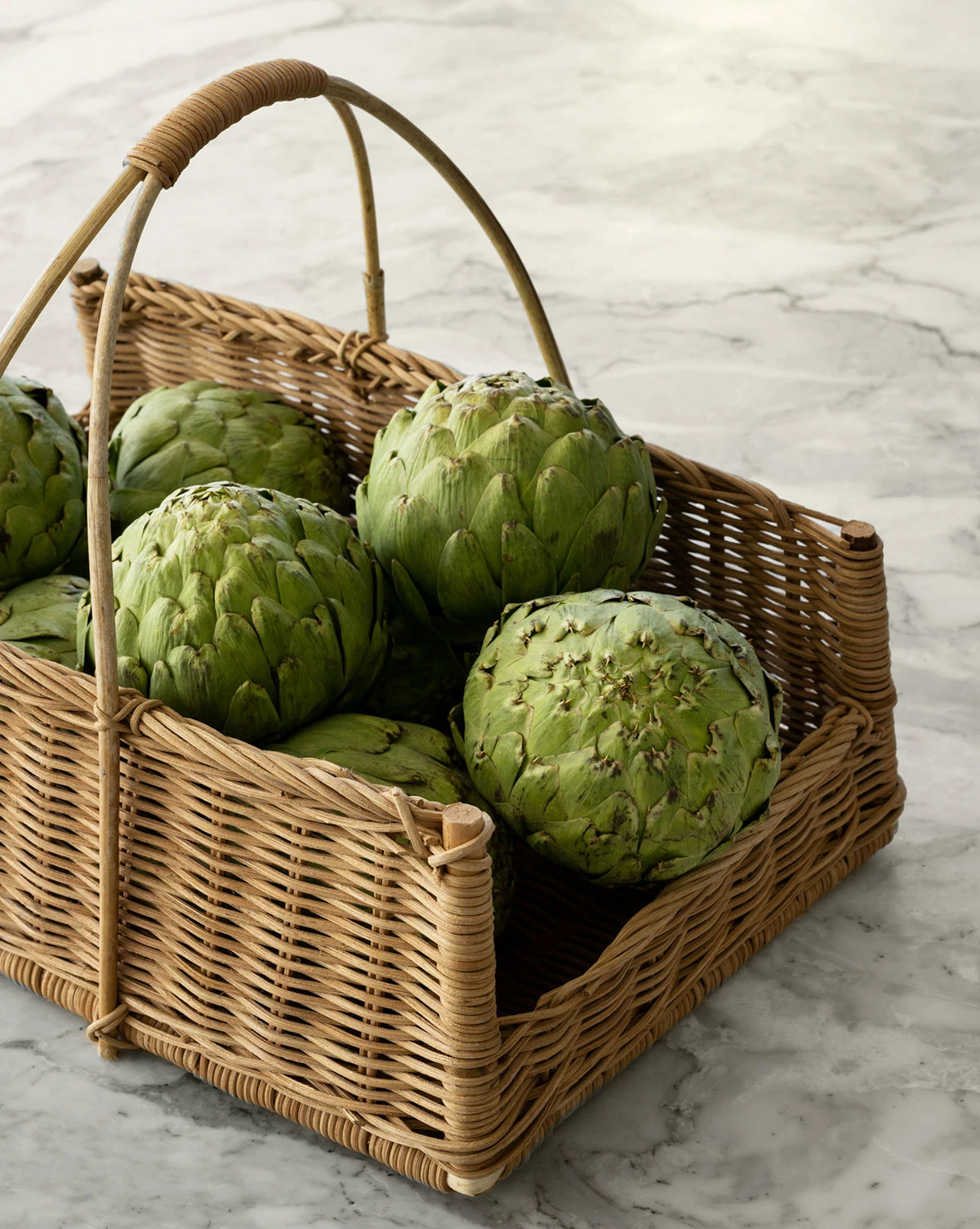 Zora Rattan Basket 4 Zora Rattan Basket - Image 2