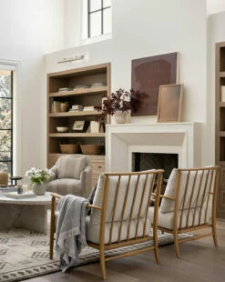 Fenwick Lounge Chair -Bloomingville Shop fall styled 129