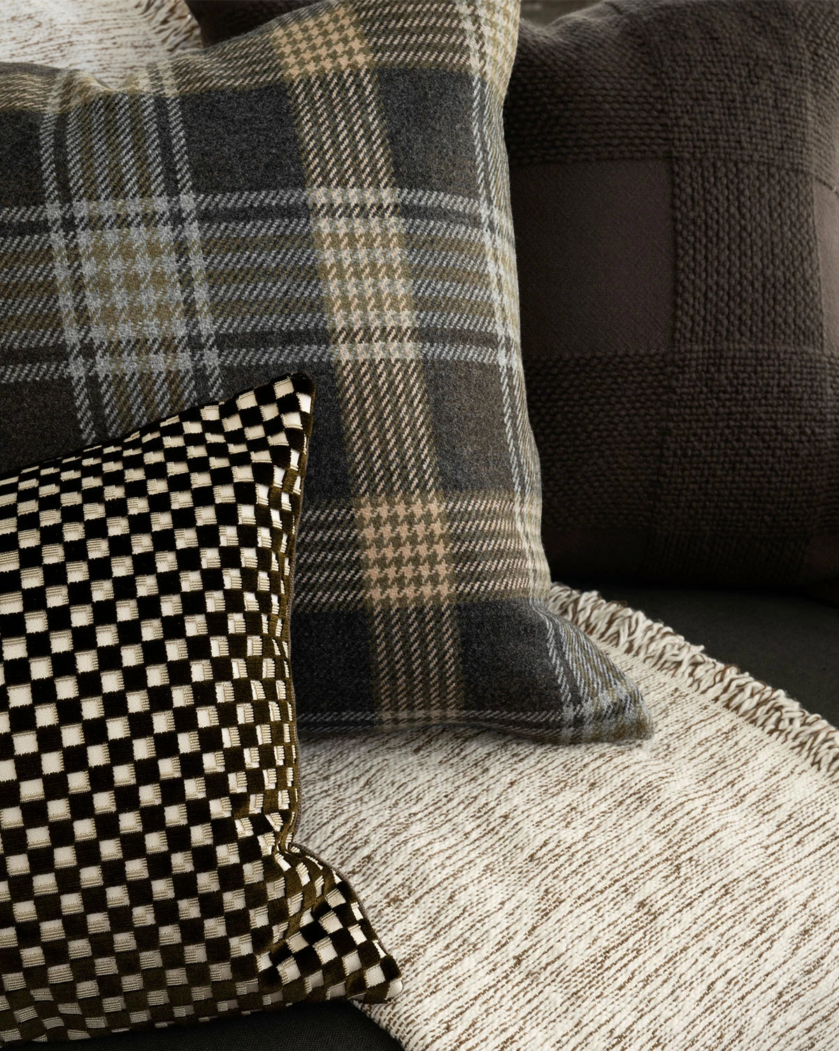 Witten Checker Pillow Cover 5 Witten Checker Pillow Cover - Image 3