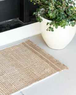 Girona Natural Handwoven Jute Flatweave Rug -Bloomingville Shop fallstyled73