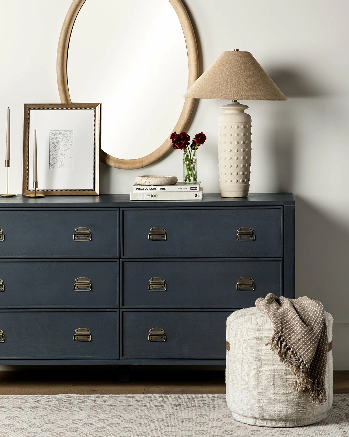 McKay Small Round Ottoman 4 McKay Small Round Ottoman - Image 2