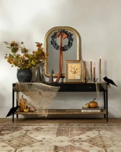 Faux Black Eucalyptus Wreath 9 Faux Black Eucalyptus Wreath -Bloomingville Shop studiomcgee 220824 Styled 002