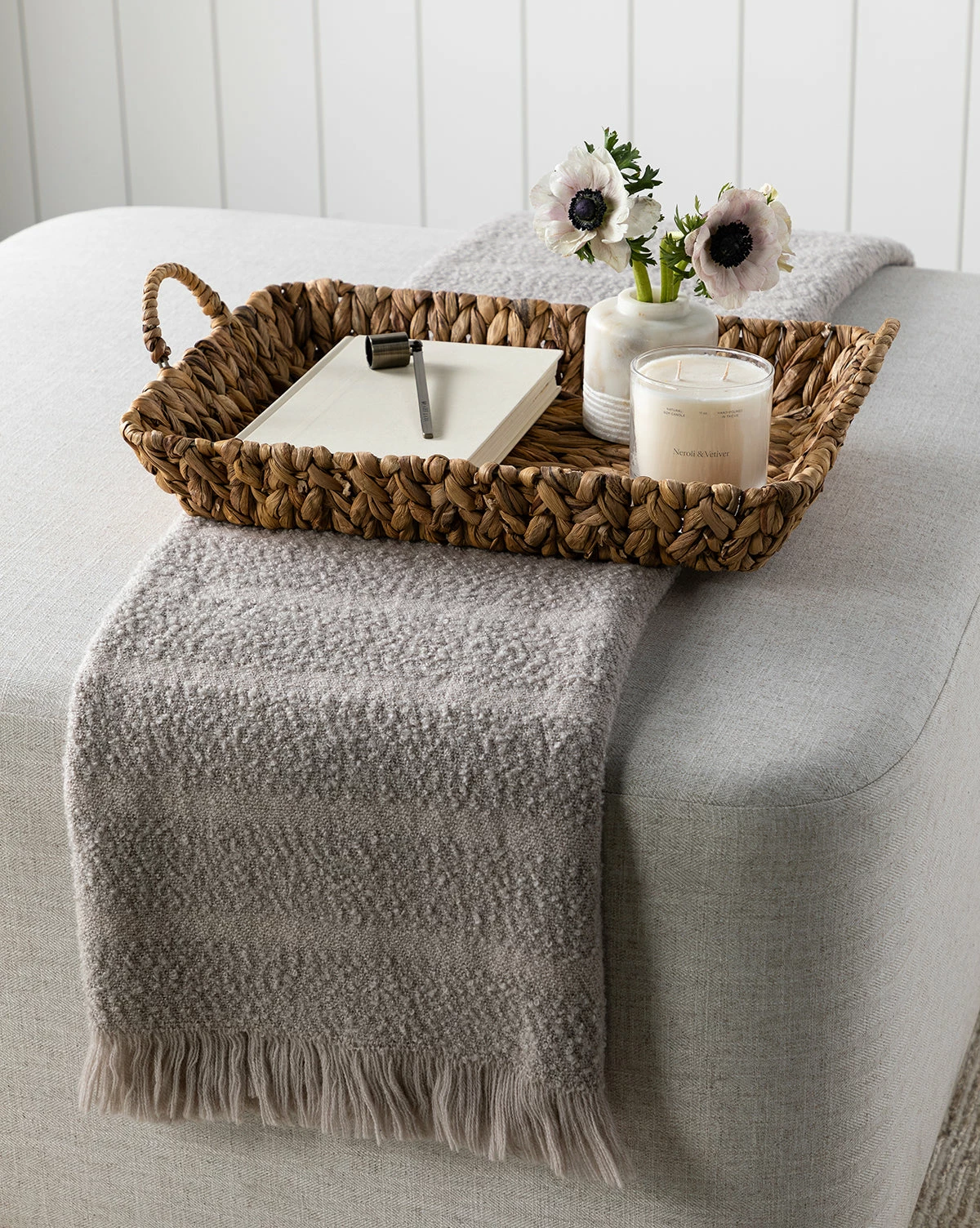 Quinlan Boucle Wool Throw 3 Quinlan Boucle Wool Throw - Image 2