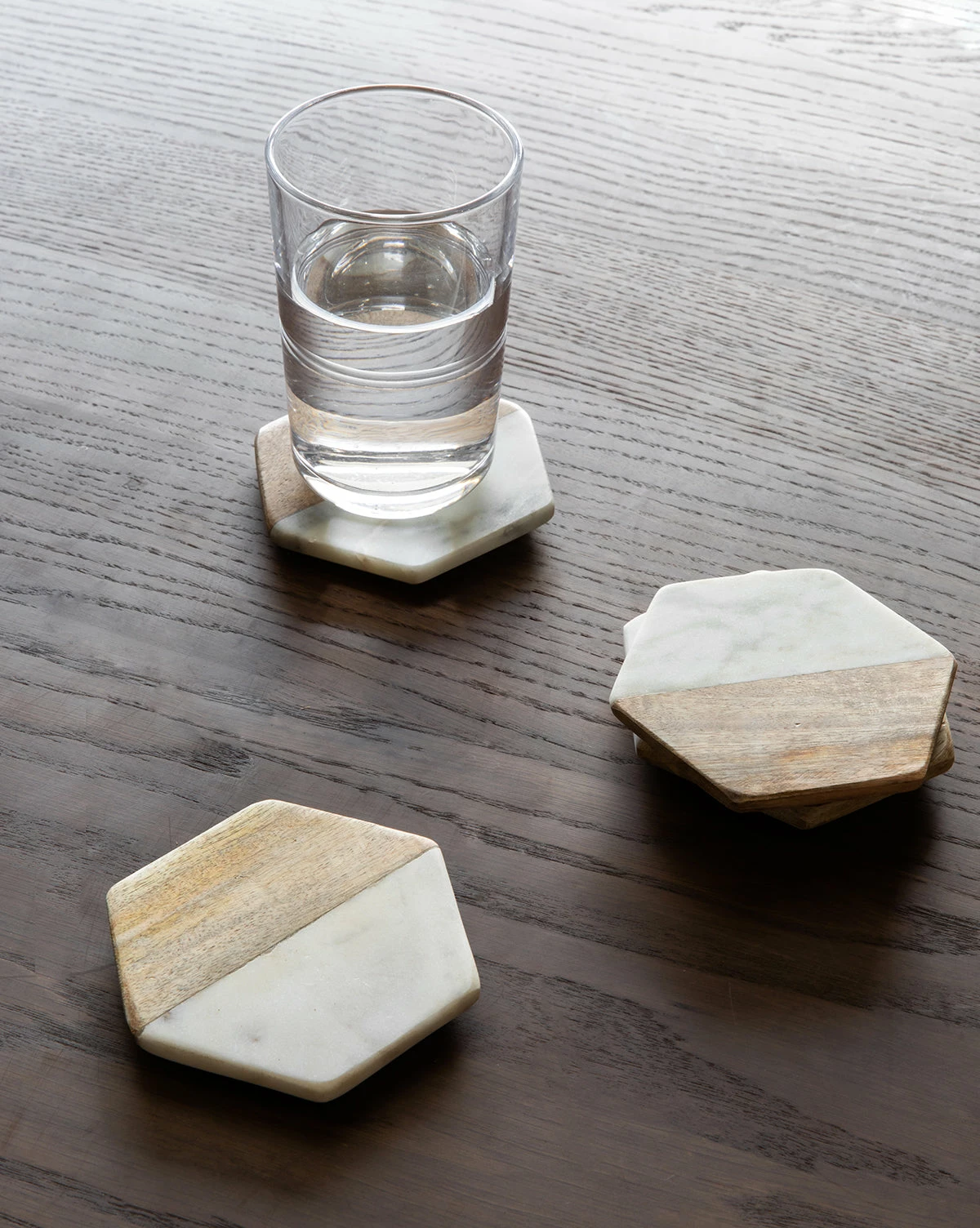 Hex Coasters (Set Of 4) 4 Hex Coasters (Set Of 4) - Image 2